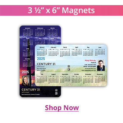 Real Estate Marketing Magnets Calendar 3.5''x6''