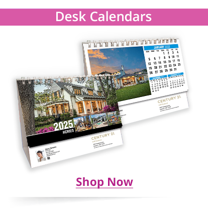 Small Real Estate Desk Calendars