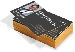 Premium Ultra-Thick Century 21 Affiliated Business Cards
