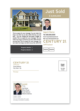 Century 21 Affiliated Standard Real Estate Postcards