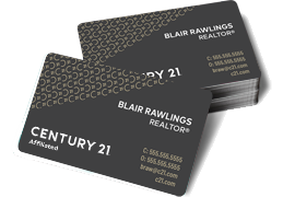 Century 21 Affiliated Rounded-Corner Real Estate Business Cards