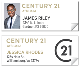 Century 21 Affiliated Real Estate Return Address Labels