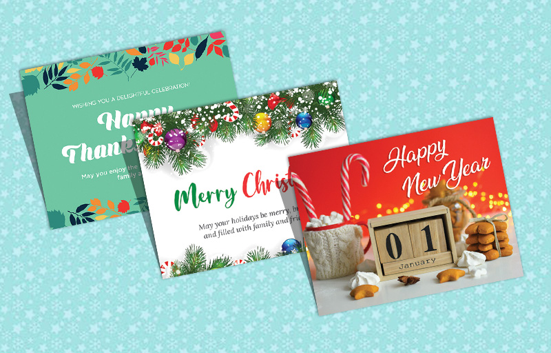 Holidays Postcards