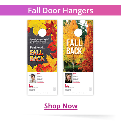 Keller Williams Fall Door Hangers