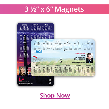 Real Estate Marketing Magnets Calendar 3.5''x6''