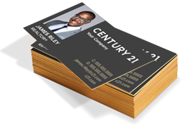 Premium Ultra-Thick Century 21 Business Cards