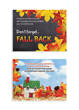 Keller Williams Standard Real Estate Fall Postcards 