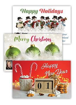 Independent Realtor Jumbo Real Estate New Year Postcards 