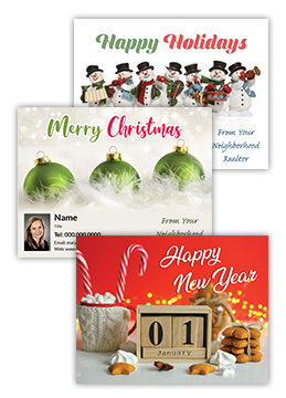 Century 21 Standard Real Estate New Year Postcards 