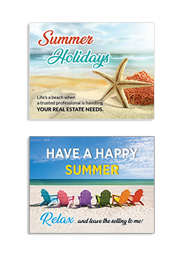 Realty Office Standard Real Estate Summer Postcards 