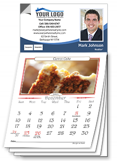 Recipe realestate calendar promotional item for buyers agent realtors
