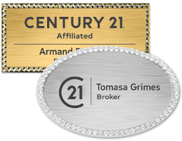 Century 21 Affiliated Bling Name Badges