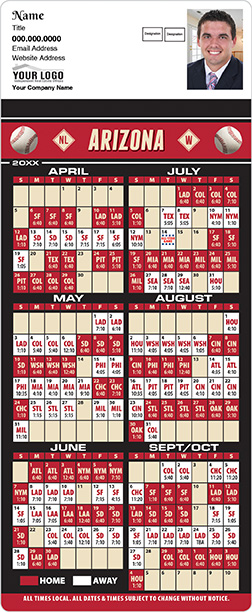 Custom Miami Marlins Baseball Schedule Magnets, Free Samples