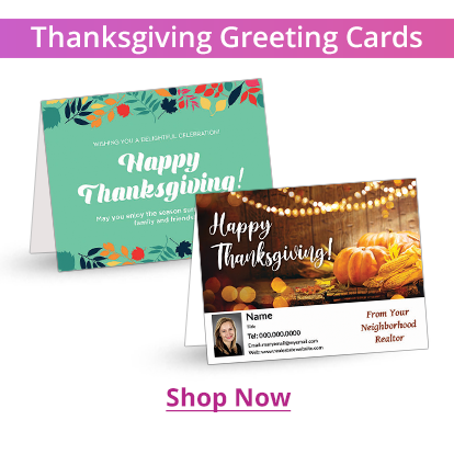 Independent Realtor Thanksgiving Greeting Cards